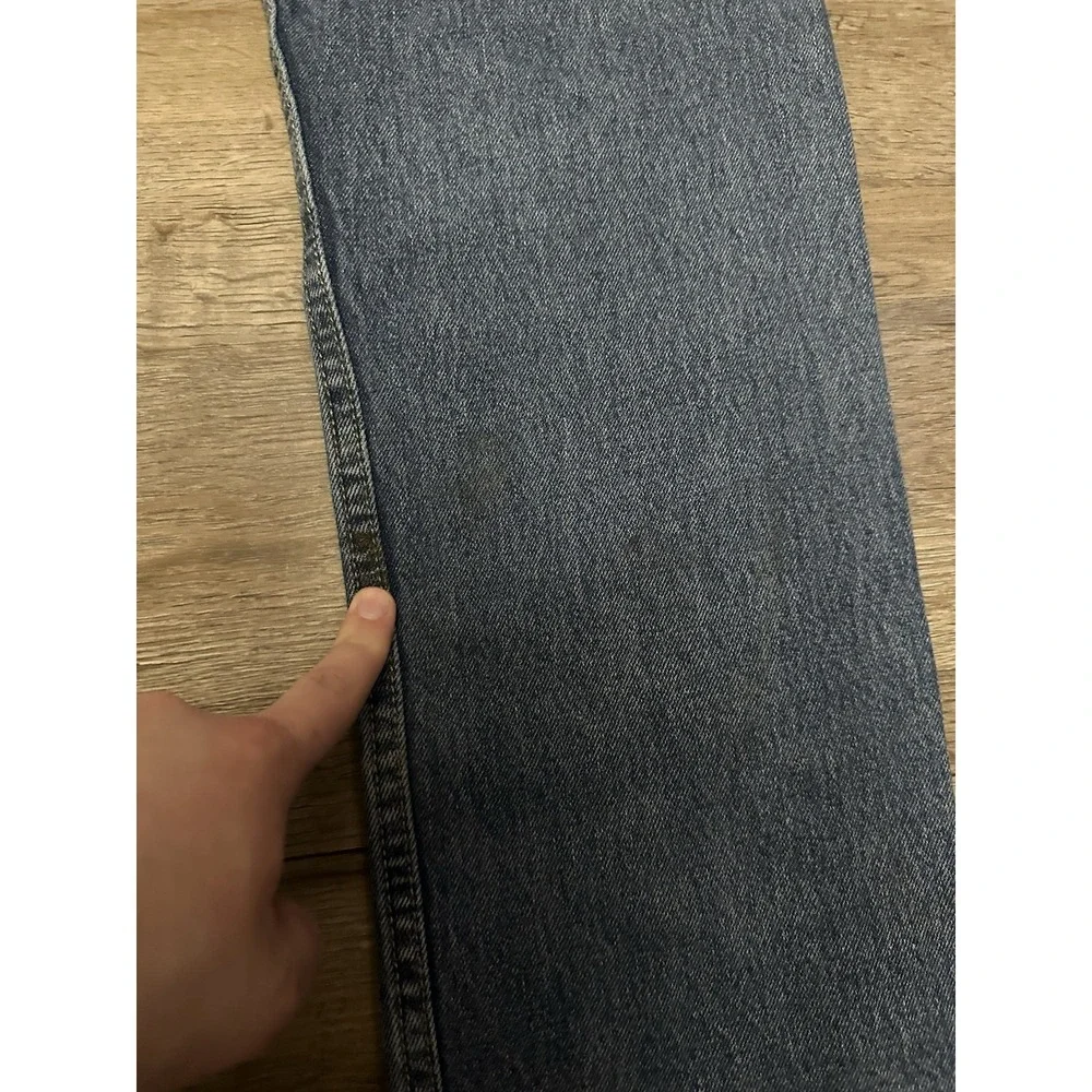 Levis 505 Jeans‎ Mens 32x32 Blue Regular Straight Mid Rise Medium Wash
